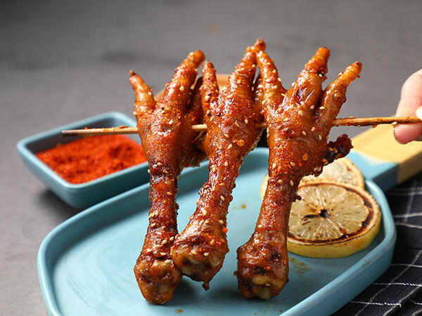 Chicken Feet Kabob