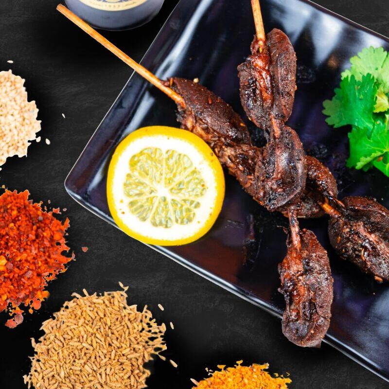 Lamb Kidney Kabob