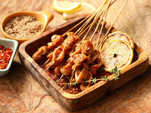 Pork Intestine Kabob