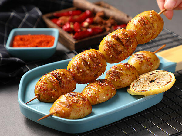 Elastic Egg Kabob