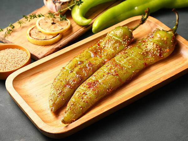 Grilled Green Pepper